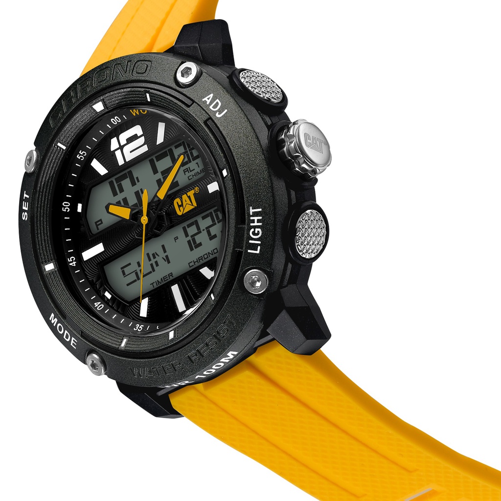 Montre Caterpillar POWER A Jaune Noir MF.145.27.111 bazarcom